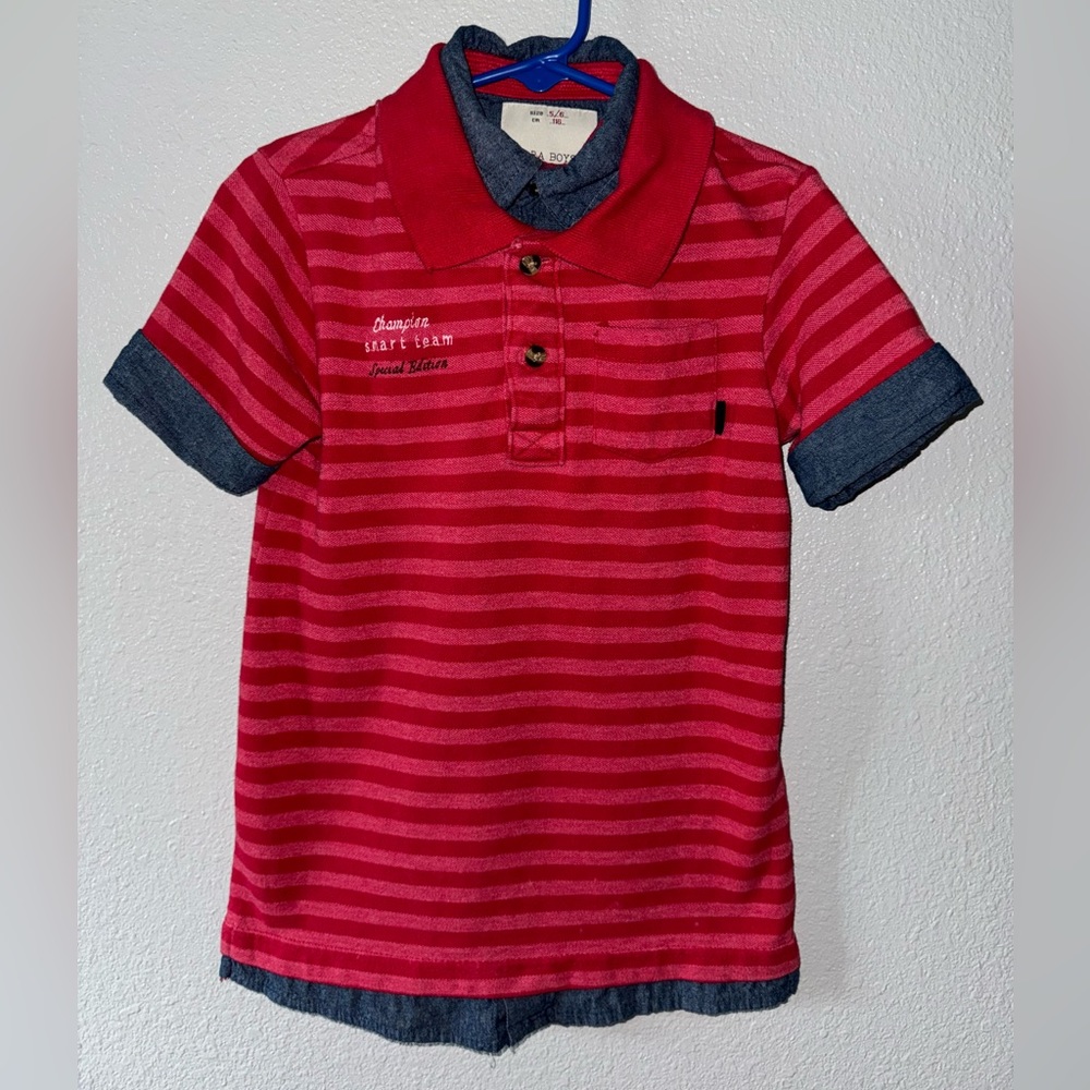 ZARA BOYS Polo Shirt size 5/6